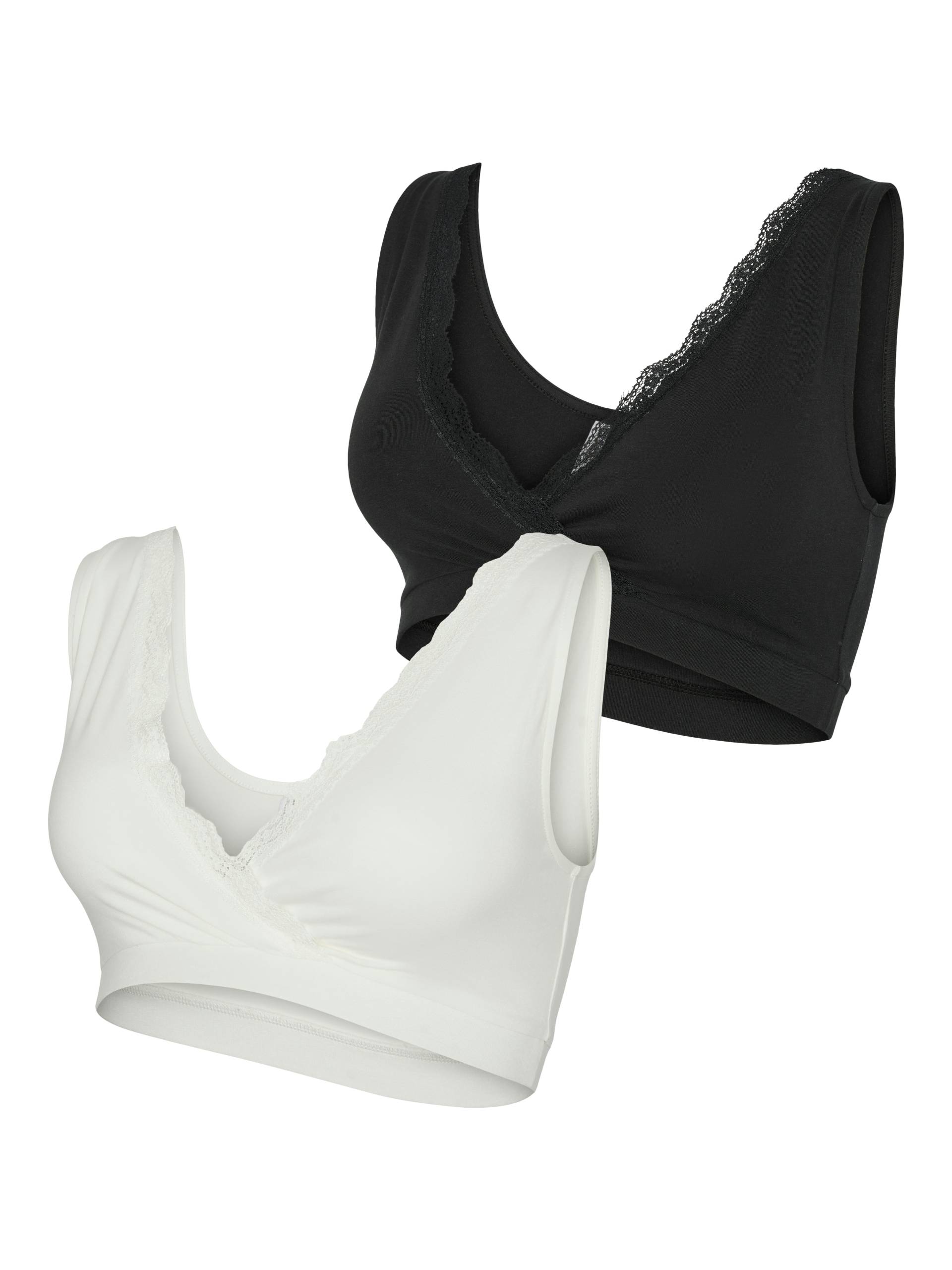 Mamalicious Bustier »MLHELENA CROSSY LACE BRA 2F 2-P NOOS« Mamalicious Bustier »MLHELENA CROSSY LACE BRA 2F 2-P NOOS« von Mamalicious