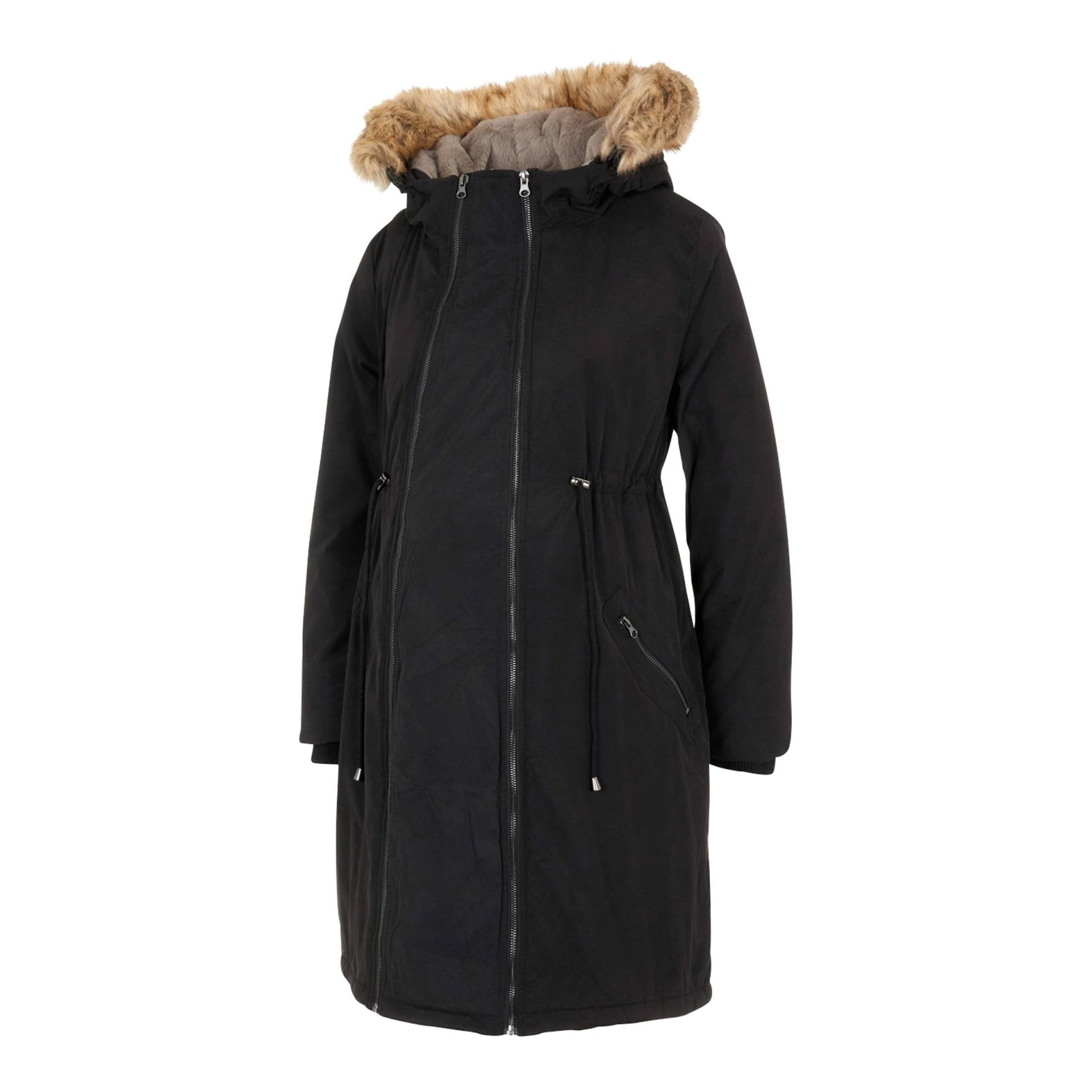 Umstands-Jacke 3in1 Amy Fake Fur von Mamalicious