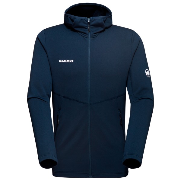 Mammut - Aconcagua Light Midlayer Hooded Jacket - Fleecejacke Gr L blau von Mammut