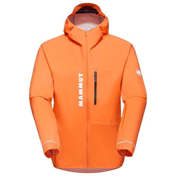 Mammut - Aenergy Trailrunning Hardshell Hooded Jacket - Regenjacke Gr L orange von Mammut