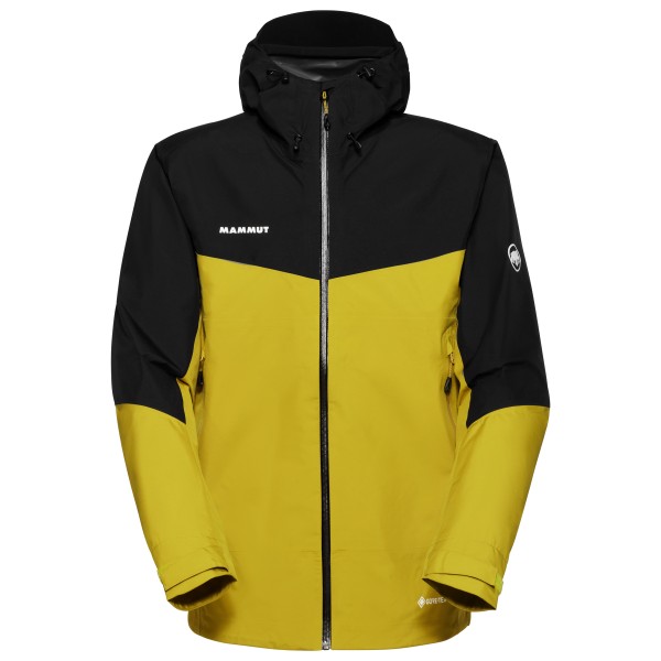 Mammut - Convey Tour Hardshell Hooded Jacket - Regenjacke Gr M;S;XS;XXS blau;gelb;gelb/schwarz von Mammut