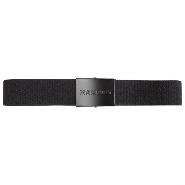 Mammut - Mammut Logo Belt - Gürtel Gr One Size schwarz/grau von Mammut