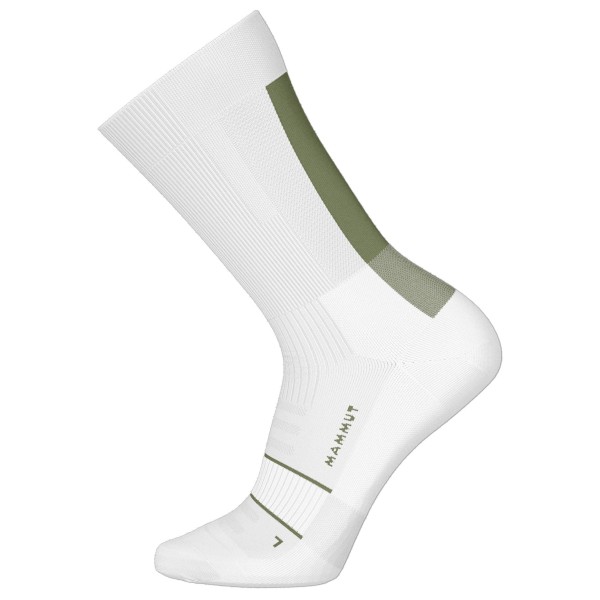 Mammut - Mountain Running Lightweight Merino Crew - Laufsocken Gr 42-44 weiß von Mammut