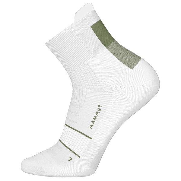 Mammut - Mountain Running Lightweight Merino Quarter - Laufsocken Gr 42-44 weiß von Mammut