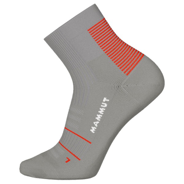 Mammut - Mountain Running Targeted Cushion Quarter - Laufsocken Gr 39-41 grau Mammut - Mountain Running Targeted Cushion Quarter - Laufsocken Gr 39-41 grau von Mammut