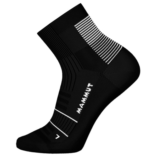 Mammut - Mountain Running Targeted Cushion Quarter - Laufsocken Gr 42-44 schwarz von Mammut