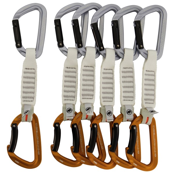 Mammut - Sender Keylock Quickdraws - Express-Set Gr 12 cm grau/ gold ii Mammut - Sender Keylock Quickdraws - Express-Set Gr 12 cm grau/ gold ii von Mammut