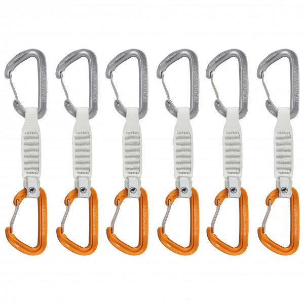 Mammut - Sender Wire Quickdraws - Express-Set Gr 12 cm - Wire / Wire Gate weiß/grau von Mammut