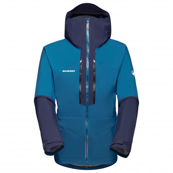 Mammut - Taiss HS Hooded Jacket - Regenjacke Gr M blau von Mammut