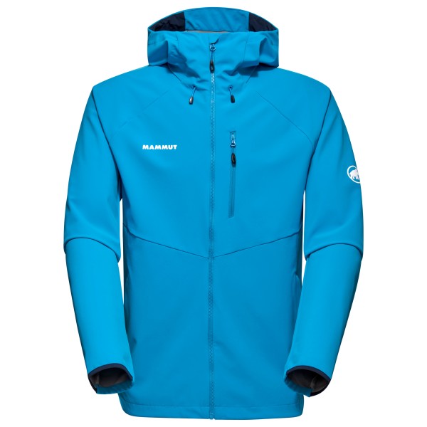 Mammut - Ultimate Comfort SO Hooded Jacket - Softshelljacke Gr S blau von Mammut