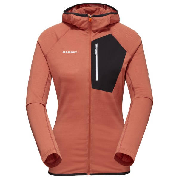 Mammut - Women's Aenergy Light Midlayer Hooded Jacket - Fleecejacke Gr L rot von Mammut