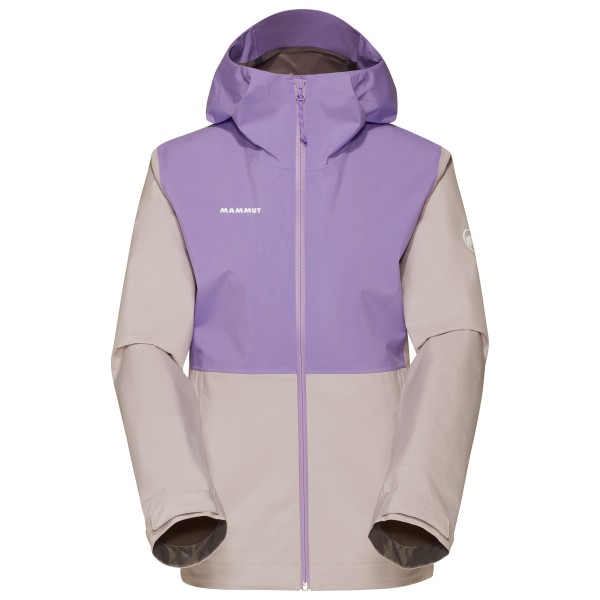 Mammut - Women's Linard Light Hardshell Hooded Jacket - Regenjacke Gr L;M;S;XL;XS;XXL beige;lila/grau;schwarz von Mammut