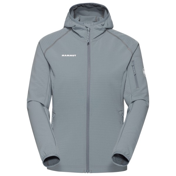 Mammut - Women's Madris Light Midlayer Hooded Jacket - Fleecejacke Gr M grau von Mammut