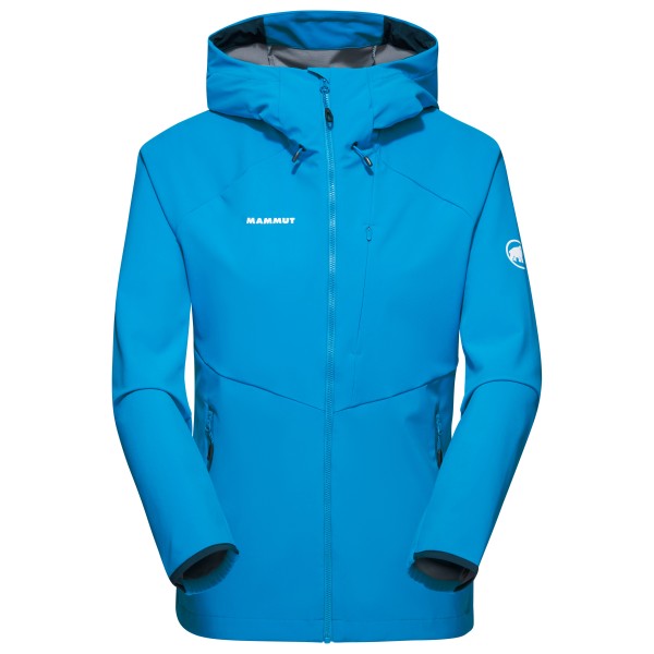 Mammut - Women's Ultimate Comfort Softshell Hooded Jacket - Softshelljacke Gr L;M;S;XL;XS blau;lila;weiß/grau von Mammut