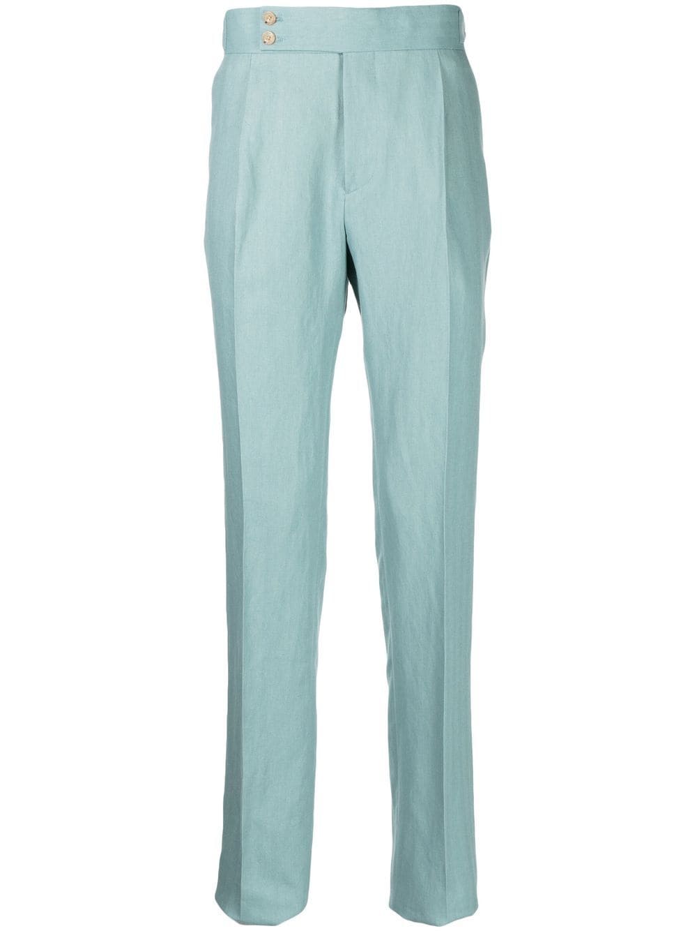 Man On The Boon. straight-leg tailored trousers - Green von Man On The Boon.