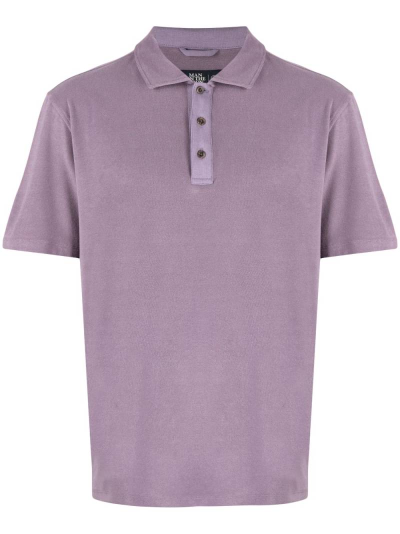 Man On The Boon. terry-cloth polo shirt - Purple von Man On The Boon.