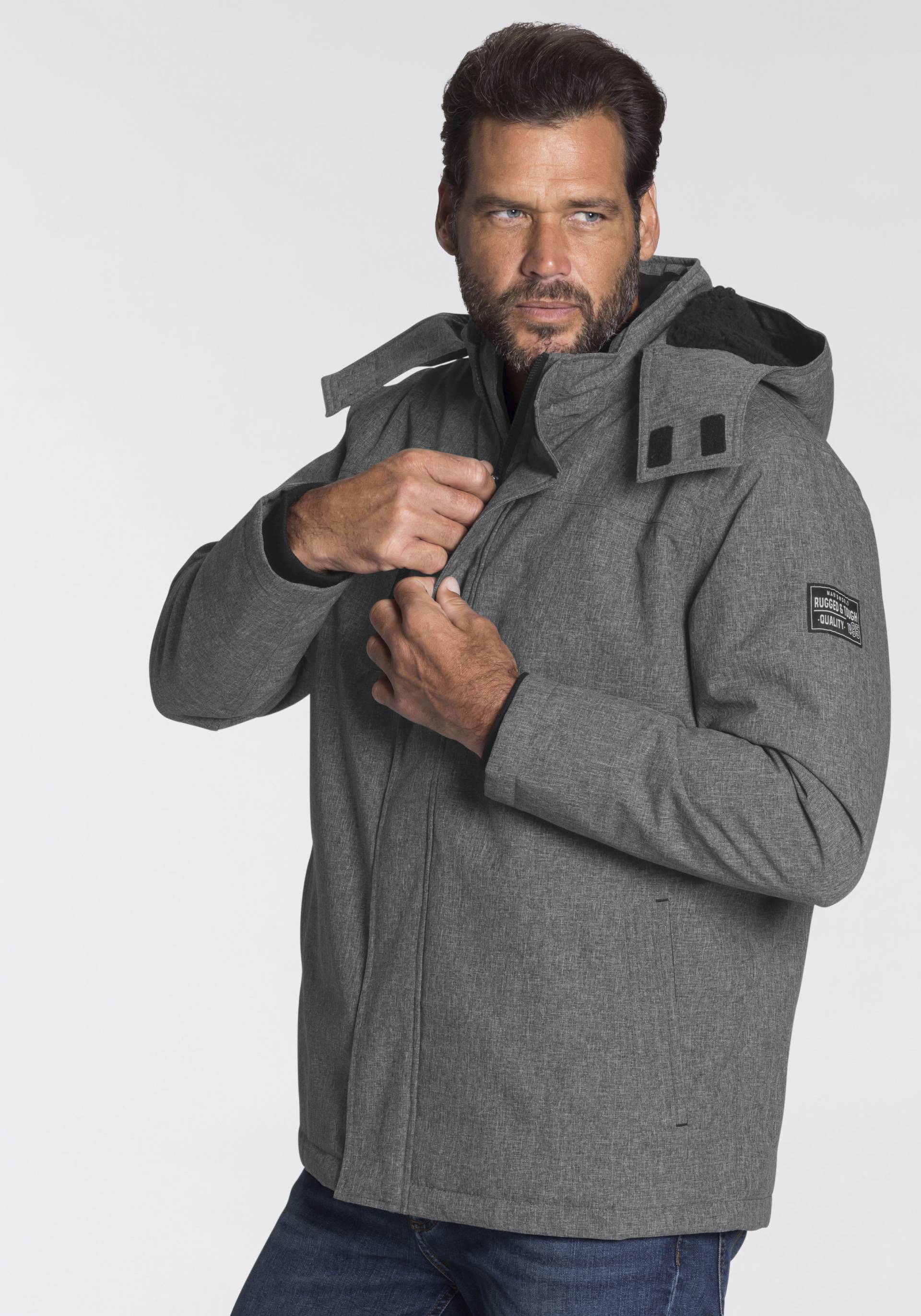 Man's World Outdoorjacke, mit Kapuze von Man's World