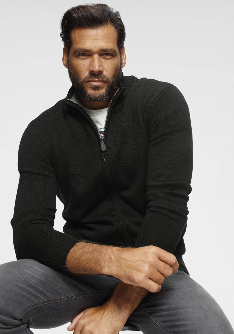 Man's World Strickjacke »neue Farben!«, aus Baumwollmischung von Man's World