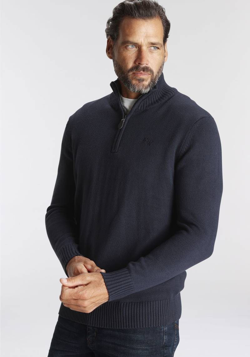 Man's World Troyer »Bis Grösse 5XL«, mit Reissverschluss am Kragen von Man's World