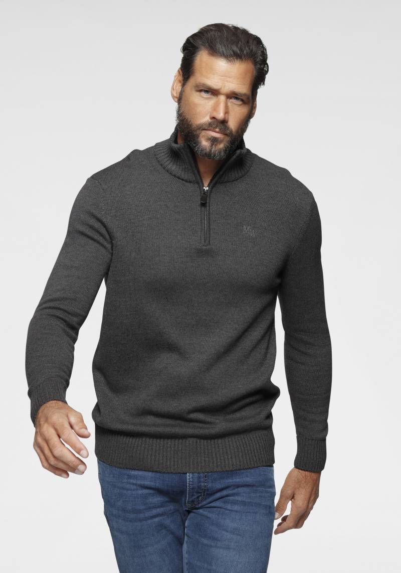 Man's World Troyer »Bis Grösse 5XL«, mit Reissverschluss am Kragen von Man's World