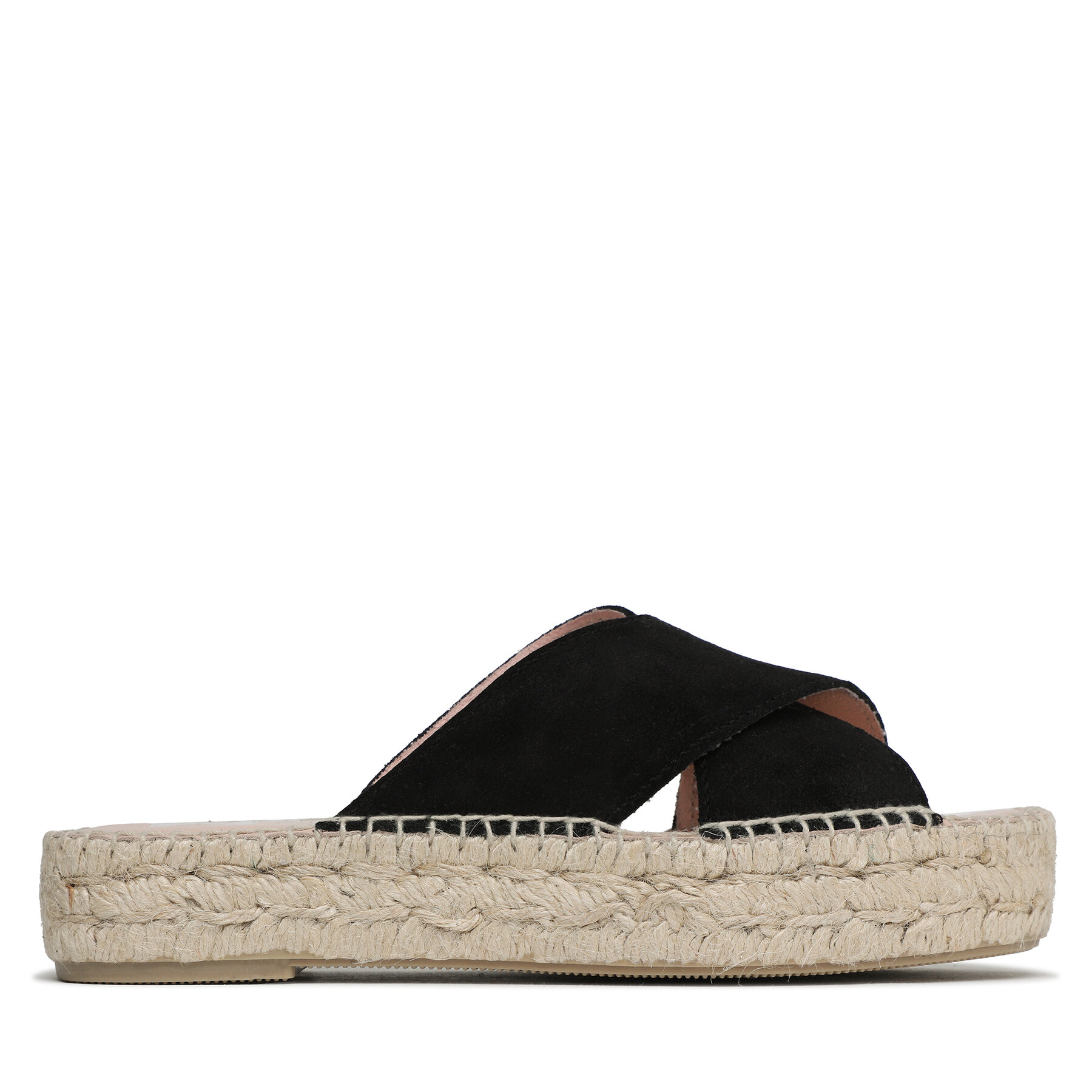 Espadrilles Manebi Double Sole X Bands Sandals K 1.0 DX Black von Manebi