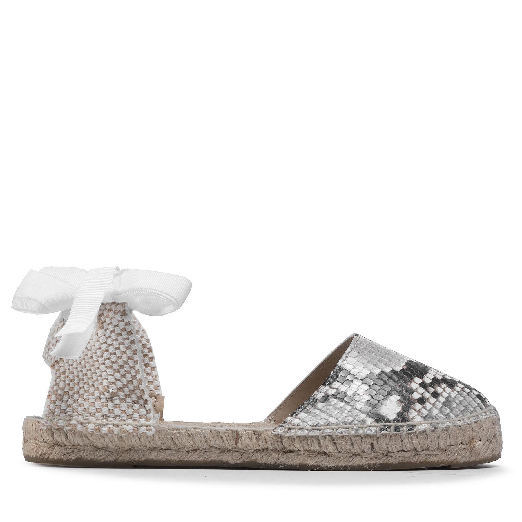 Espadrilles Manebi Flat Valenciana G 1.1 P0 Ice Python von Manebi