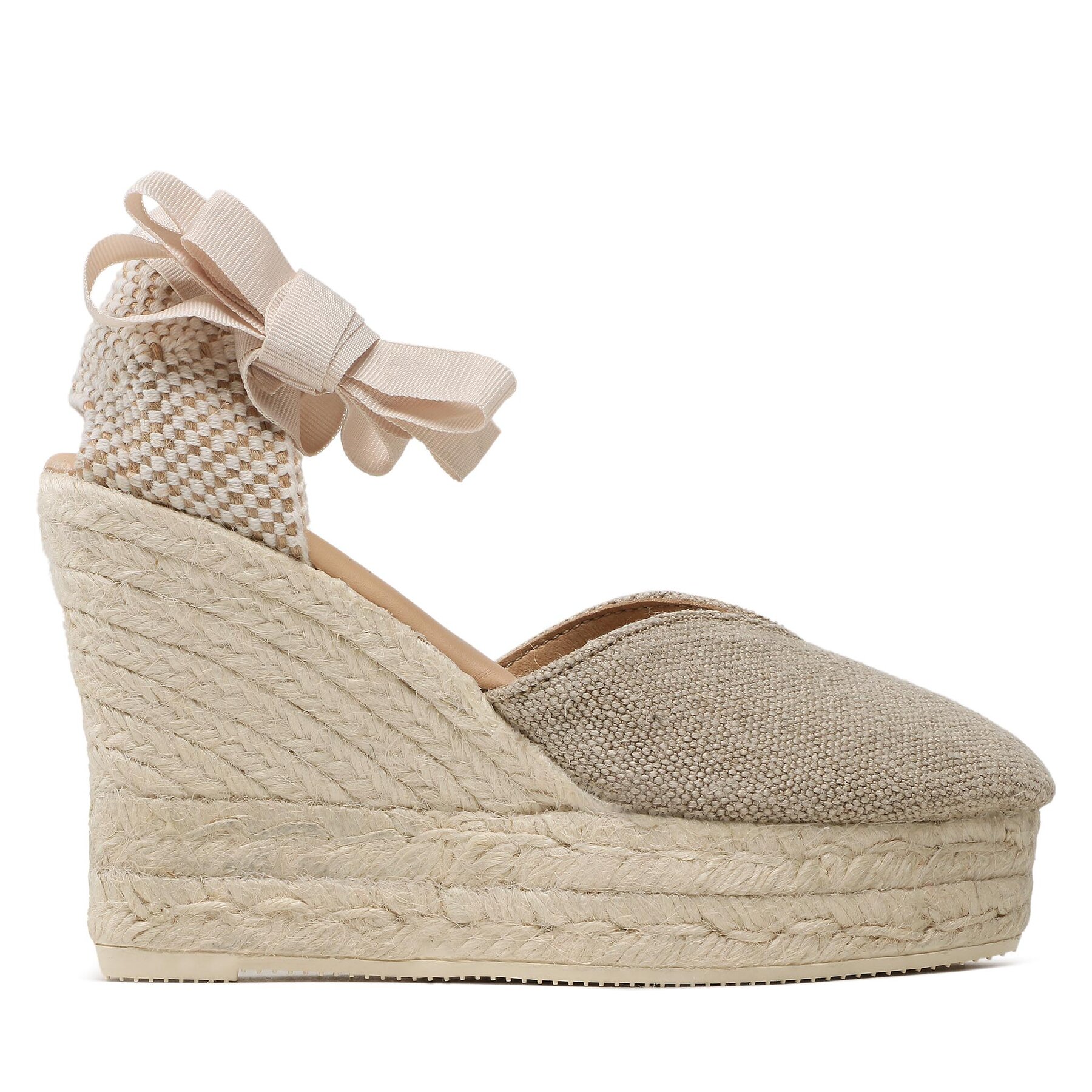 Espadrilles Manebi Heart-Shaped Wedge Espadrilles O 7.1 WH Natural von Manebi