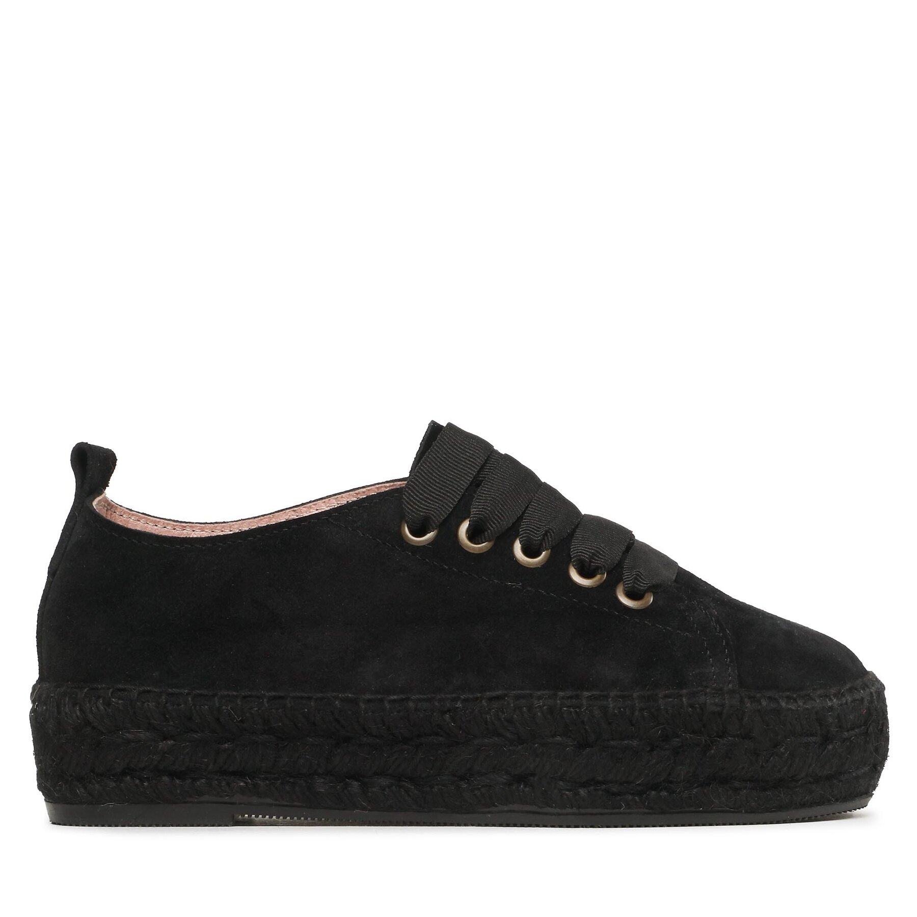 Espadrilles Manebi Lace-Up Espadrilles R 2.2 E0 Black On Tone von Manebi