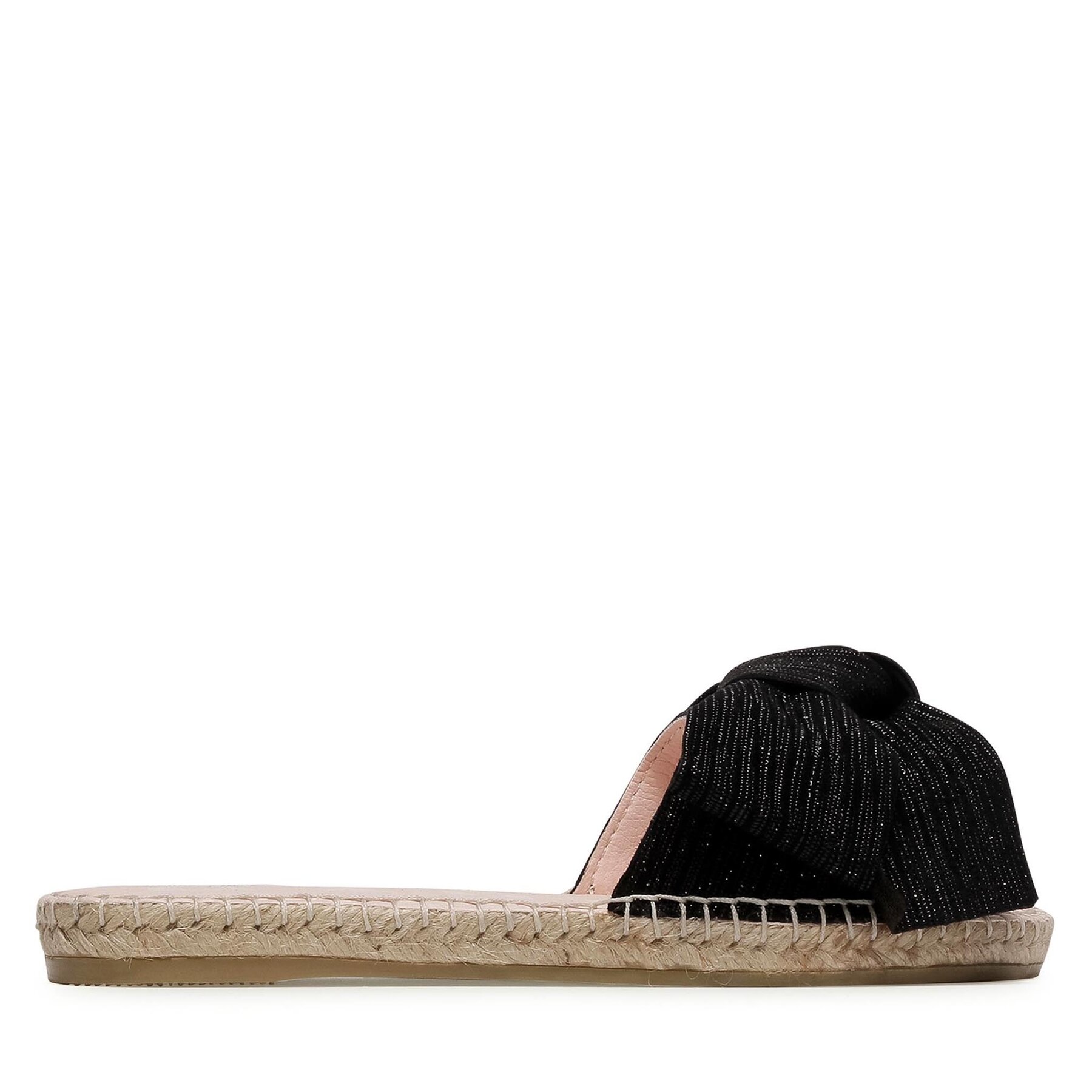 Espadrilles Manebi Sandals With Bow G 0.1 J0 Sparkling Black von Manebi