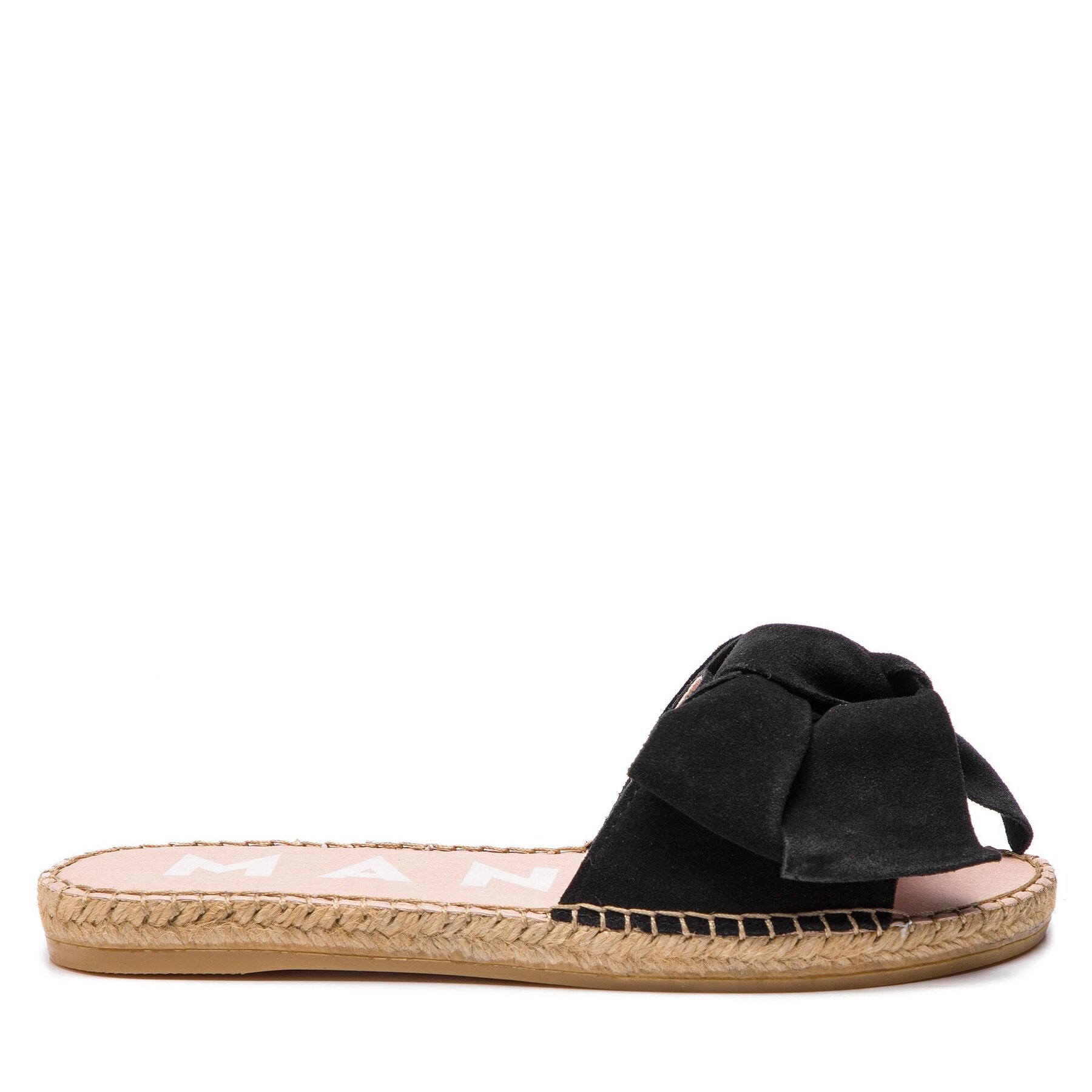 Espadrilles Manebi Sandals With Bow K 1.0 J0 Black Suede von Manebi