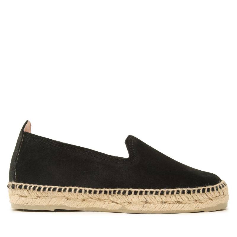 Espadrilles Manebi Suede Flat Espadrilles Black von Manebi