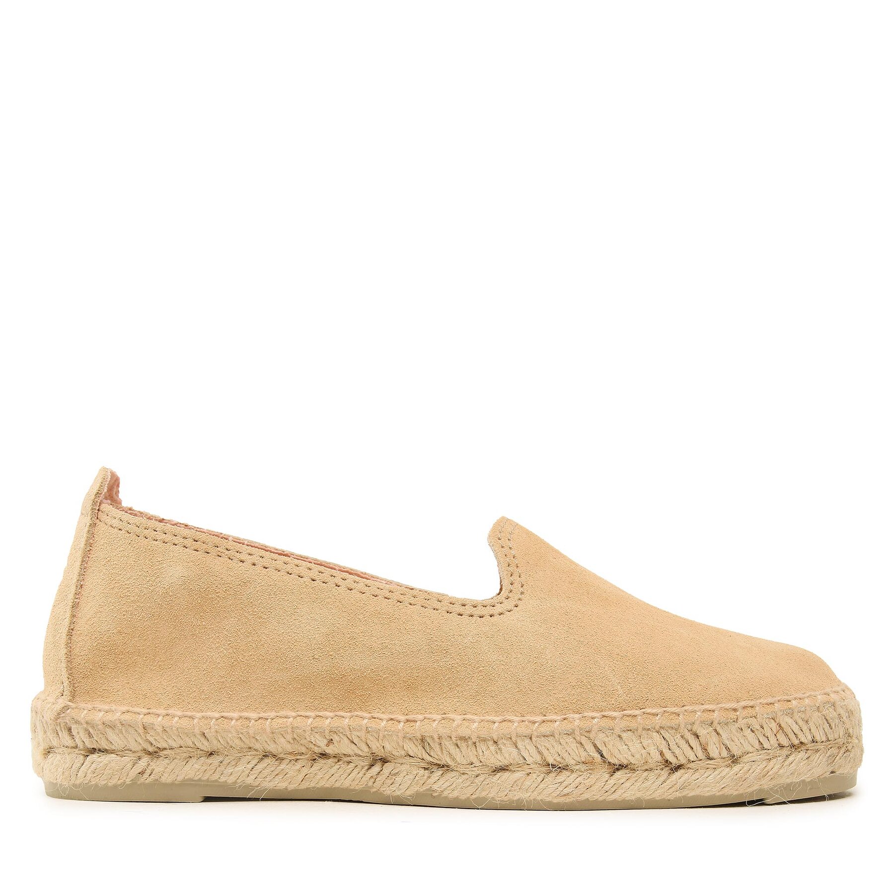 Espadrilles Manebi Suede Flat Espadrilles Champagne Beige von Manebi