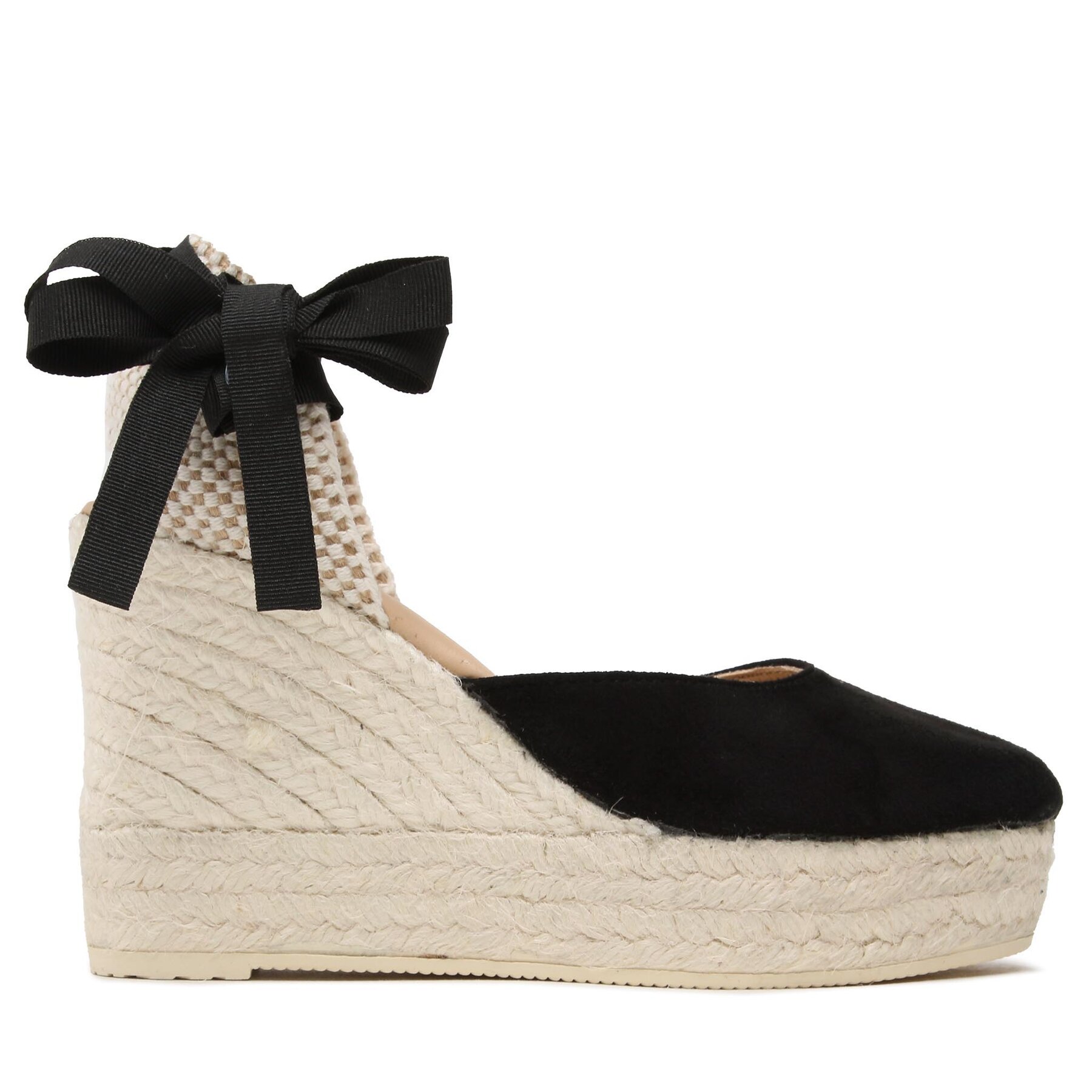 Espadrilles Manebi Wedge Espadrilles K 1.0 WV Black von Manebi