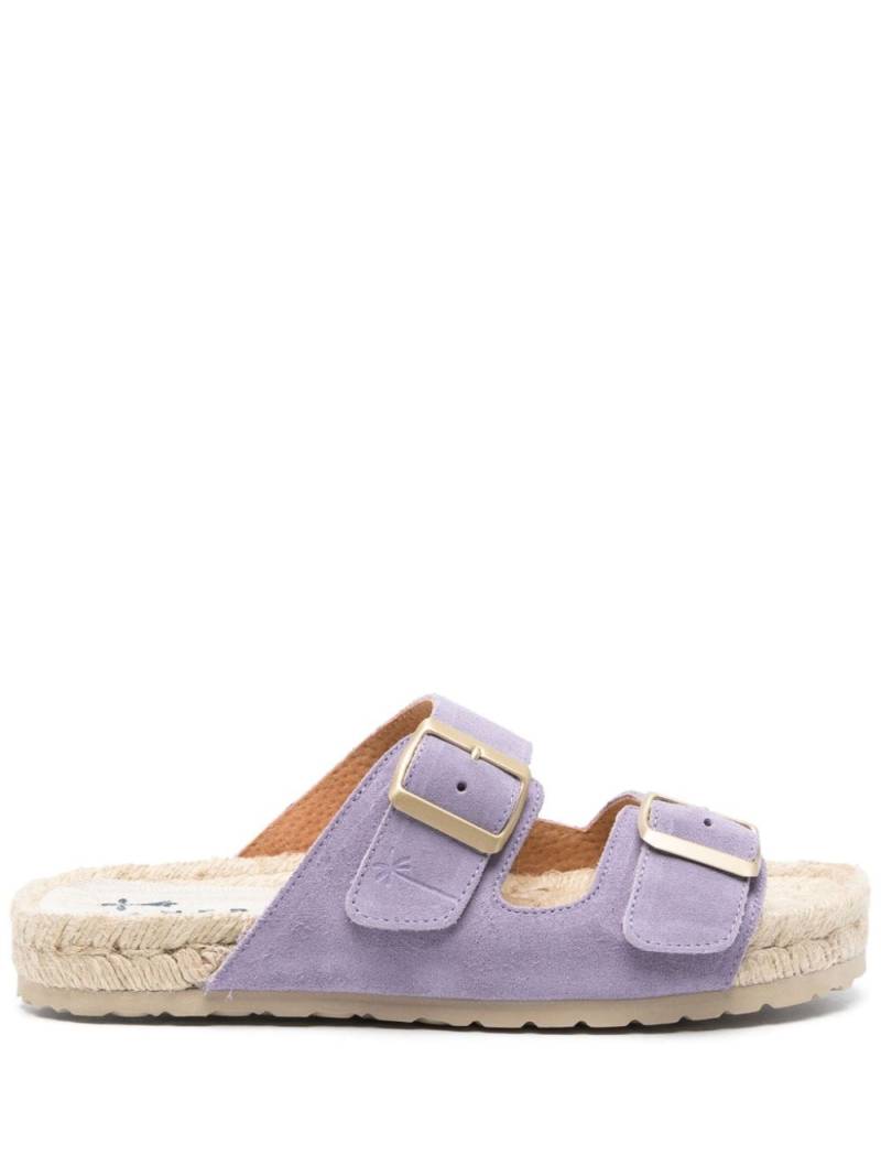 Manebi Traveler Nordic suede espadrilles - Purple von Manebi