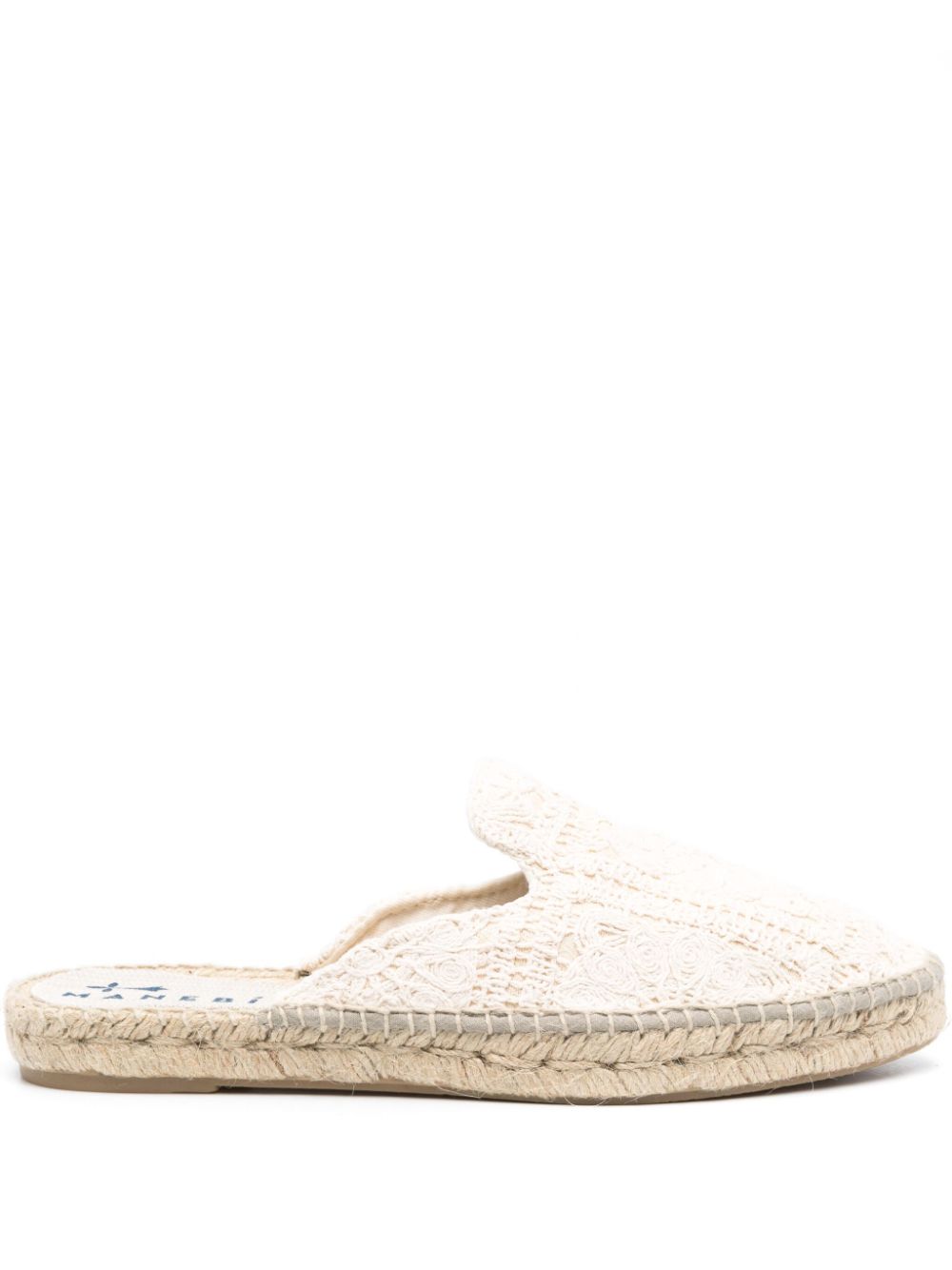 Manebi Yucatán crochet espadrilles - Neutrals von Manebi