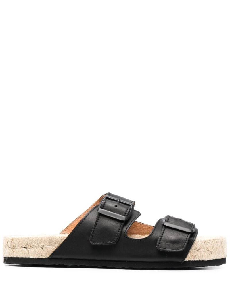 Manebi buckled platform sandals - Black von Manebi