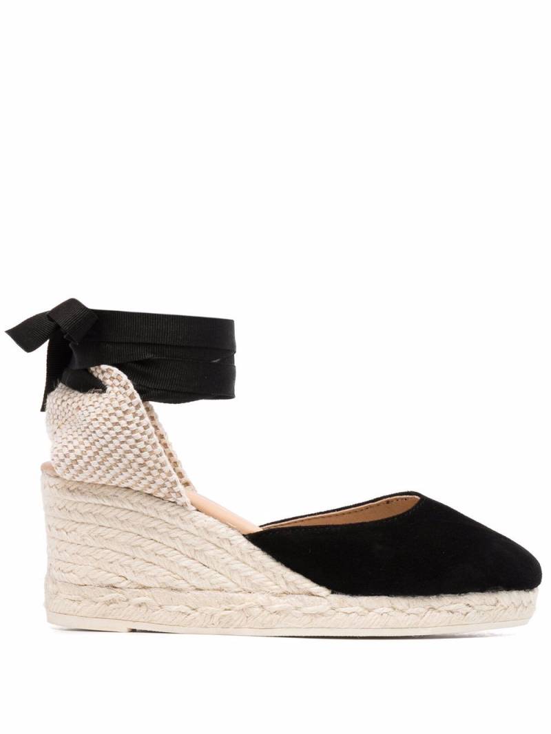 Manebi low-wedge espadrille sandals - Black von Manebi