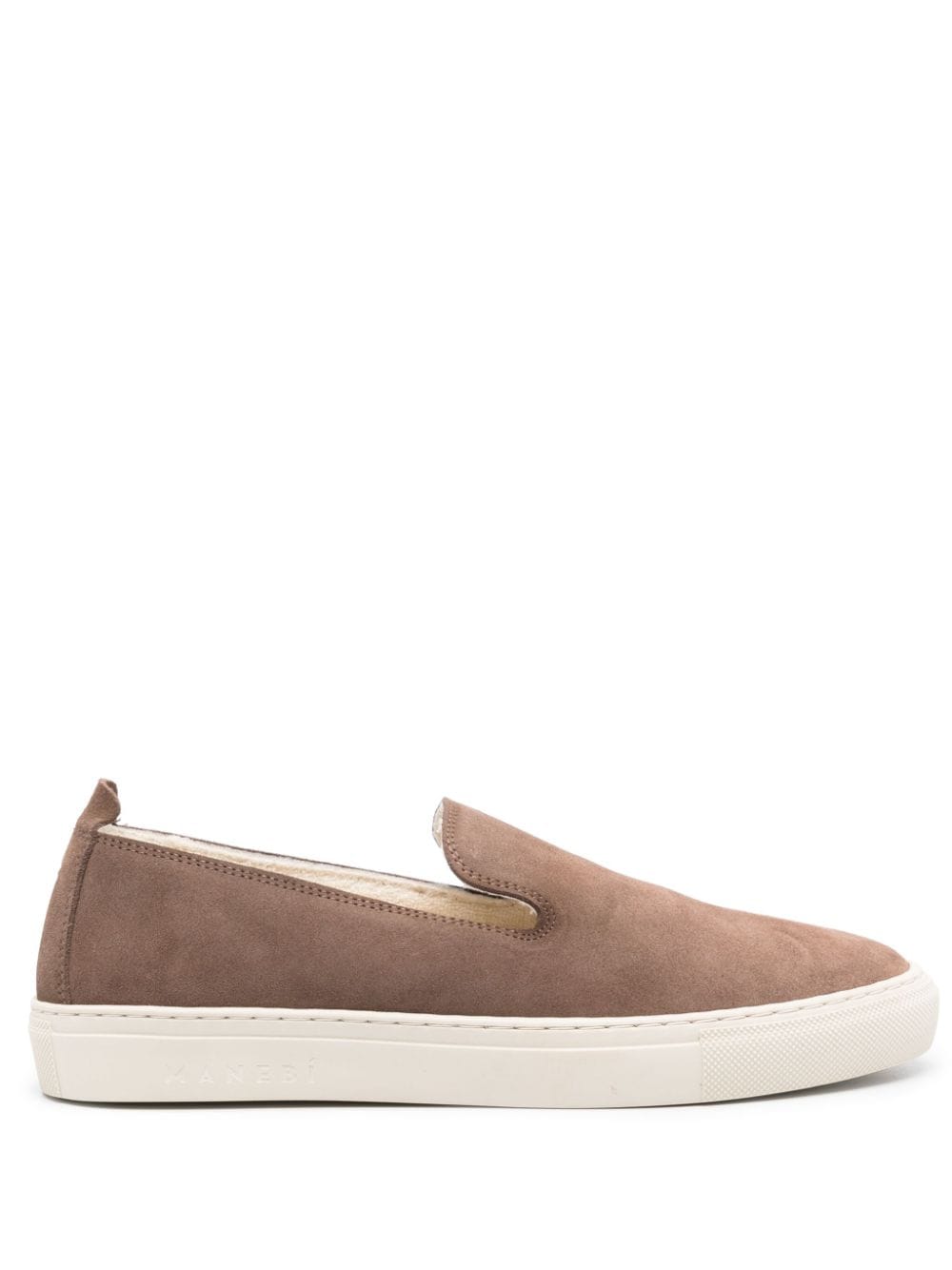 Manebi suede slip-on sneakers - Brown von Manebi