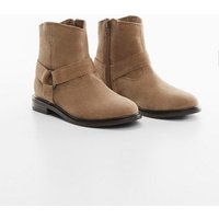 Ankle Boots aus Leder von Mango Kids