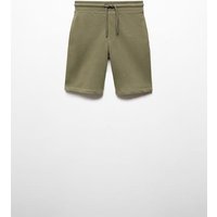 Baumwoll-Bermudashorts mit Stretchbund von Mango Kids