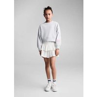 Crop-Sweatshirt mit Schriftzug von Mango Kids