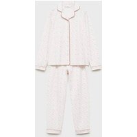 Gemusterter Baumwoll-Pyjama von Mango Kids