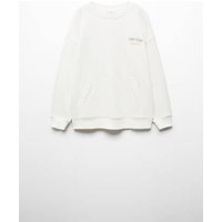 Gemustertes Baumwoll-Sweatshirt von Mango Kids