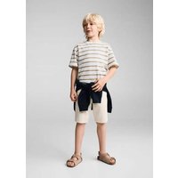 Gestreiftes Baumwoll-Shirt Gestreiftes Baumwoll-Shirt von Mango Kids