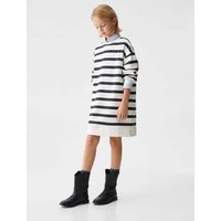 Gestreiftes Sweatshirt-Kleid von Mango Kids