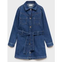 Jeans-Hemdblusenkleid von Mango Kids