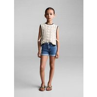 Jeansshorts mit Rollsaum von Mango Kids