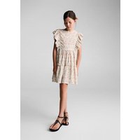 Paisley-Kleid mit Rüschen von Mango Kids