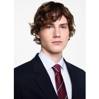 Krawatte mit Streifenprint von MANGO TEEN