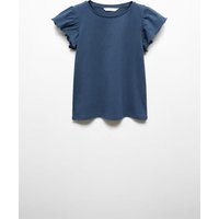 Kurzärmliges T-Shirt mit Rüschen von Mango Kids